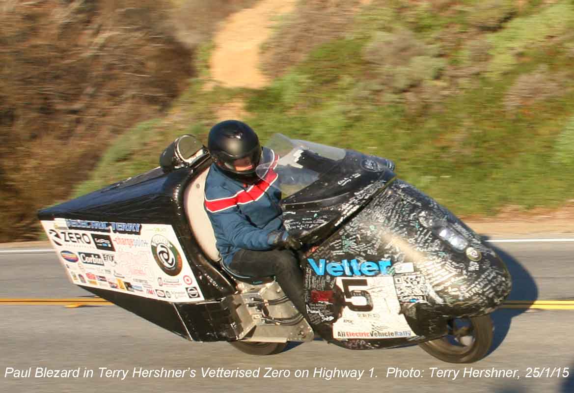 Blez Drives Terry Hershner's Electric Iron Butt Zero!