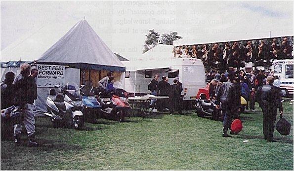 BMF Rally. BFF Tent