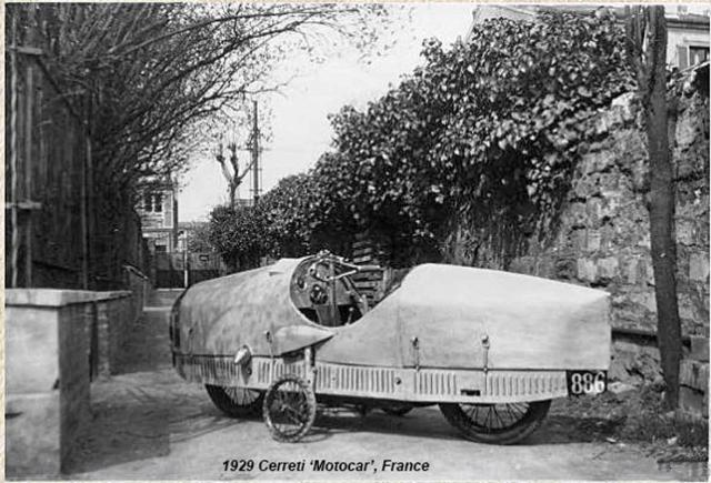 1929 Cerrreti Motocar