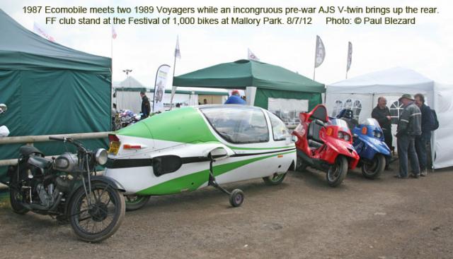 Ancient AJS & Old Eco Meet 2 Voyagers 
