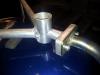 Secondary Steering Head - Preparing for 3rd weld