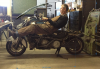 Monsterbike placement of the BMW C1 screen
