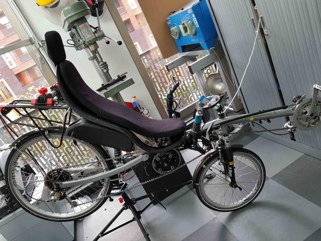 Recumbent Pedelec Ready for Testing