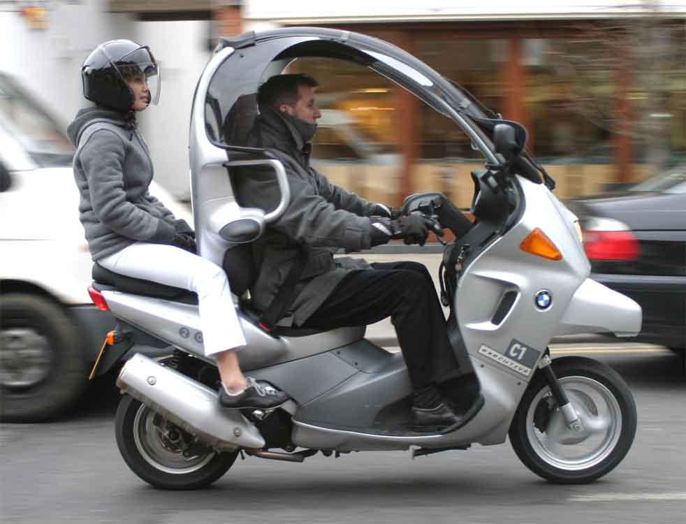 BMW C1 with Passenger!