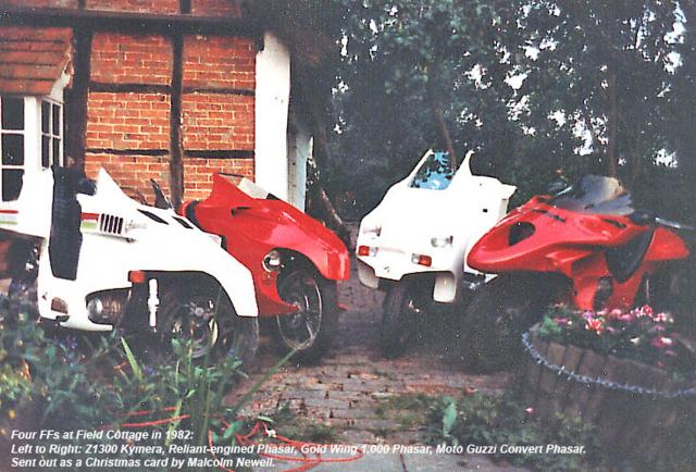4 FFs @ Field Cottage in 1982