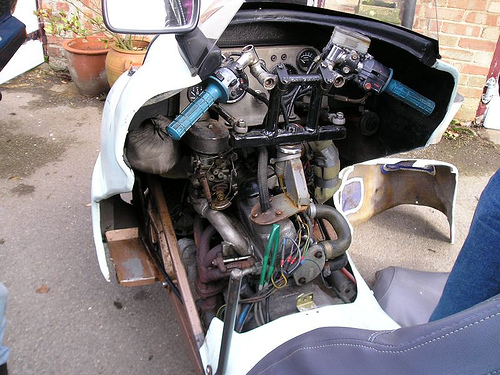 Engine area & dashboard