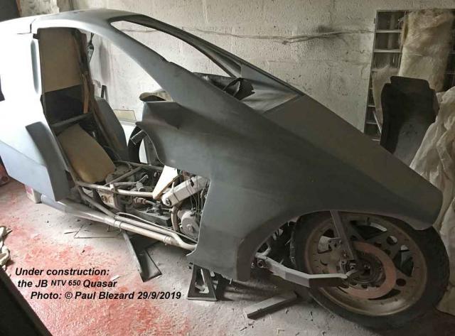 Honda NTV650 Quasar in JB Workshop
