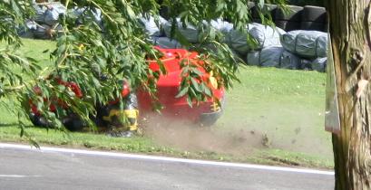 Cadwell Crashing 2 - photo Gerry Hedderwick