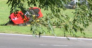 Cadwell Crashing 3 - photo Gerry Hedderwick
