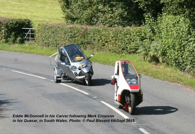 Carver TTW Follows Quasar near Usk