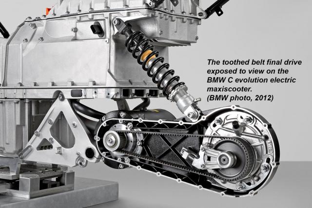 BMW C evo motor & transmission LHS (2012)