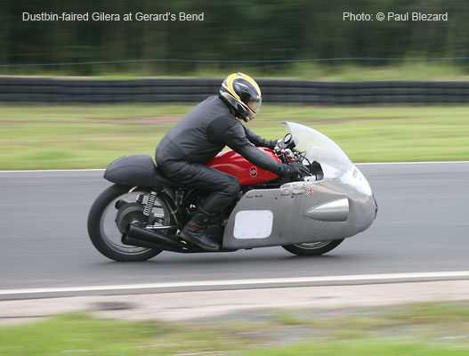 Dustbin-faired Gilera racer