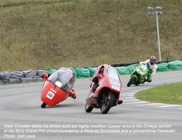 Quasar with Eco on Grand Prix track