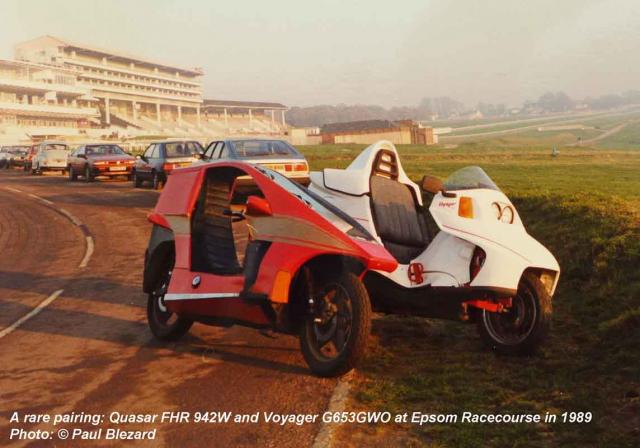 Quasar FHR 942W & Demo Voyager at Epsom in 1989