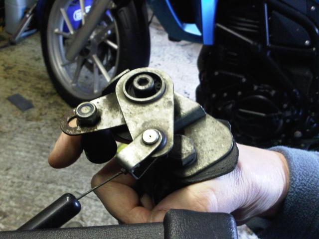 From top - index on throttle