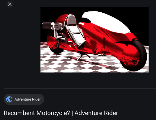 Futuristic Recumbent Design