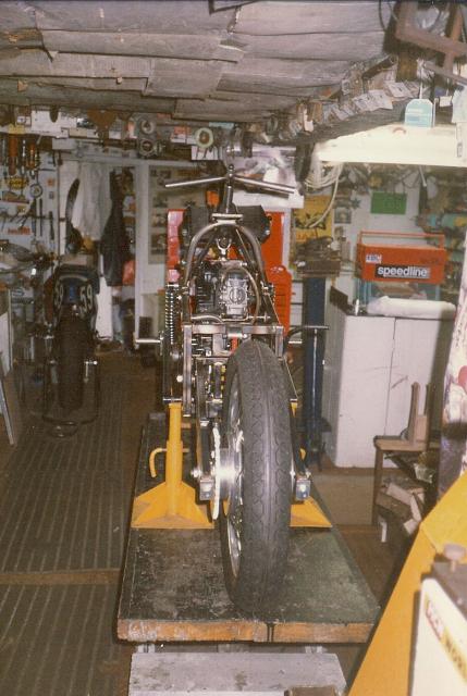 Hejira KLR 600 build rear