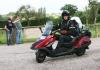 Henry M on a Honda Helix