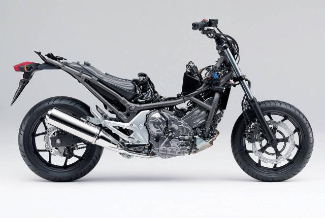 Honda's NC700X naked (RHS)