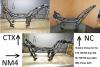 Bare Frames of Honda's NC, CTX & NM4 Vultus