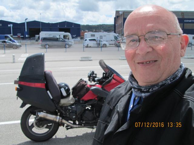 RR2016 - Cherbourg Ferryport - KawaBanana sold yet again to Rob Ring for collection from Devon!