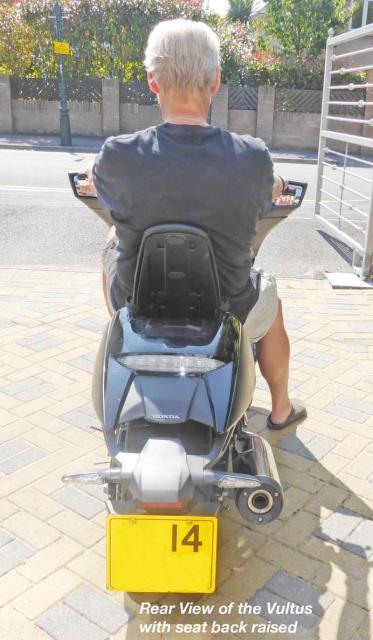 Rear View of Vultus SEAT BACK