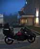 Yes that really is ice on the bike for the morning start.