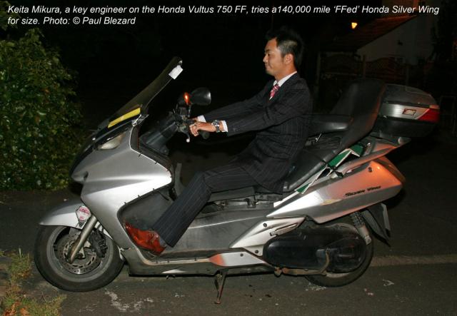 Honda's Vultus Man tries FFed BlezWing