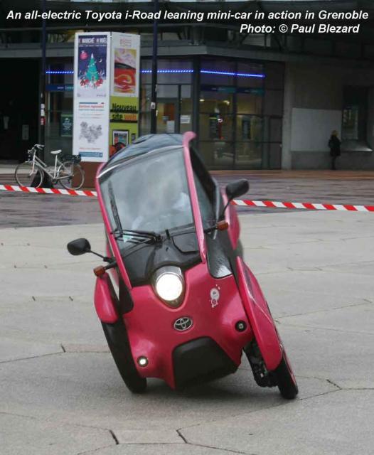 Steer-free leaning i-Road!