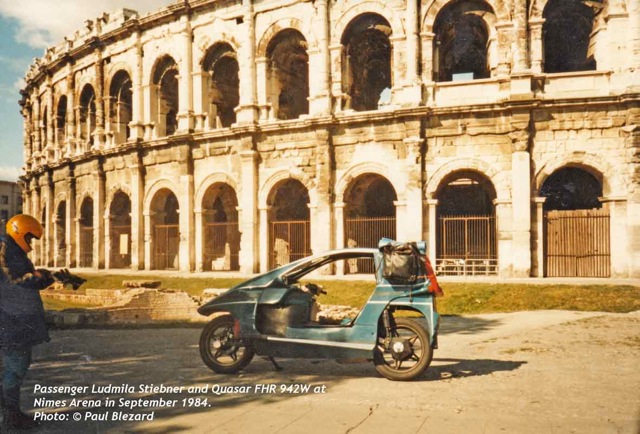 Ludmila & Quasar in Nimes, 1984
