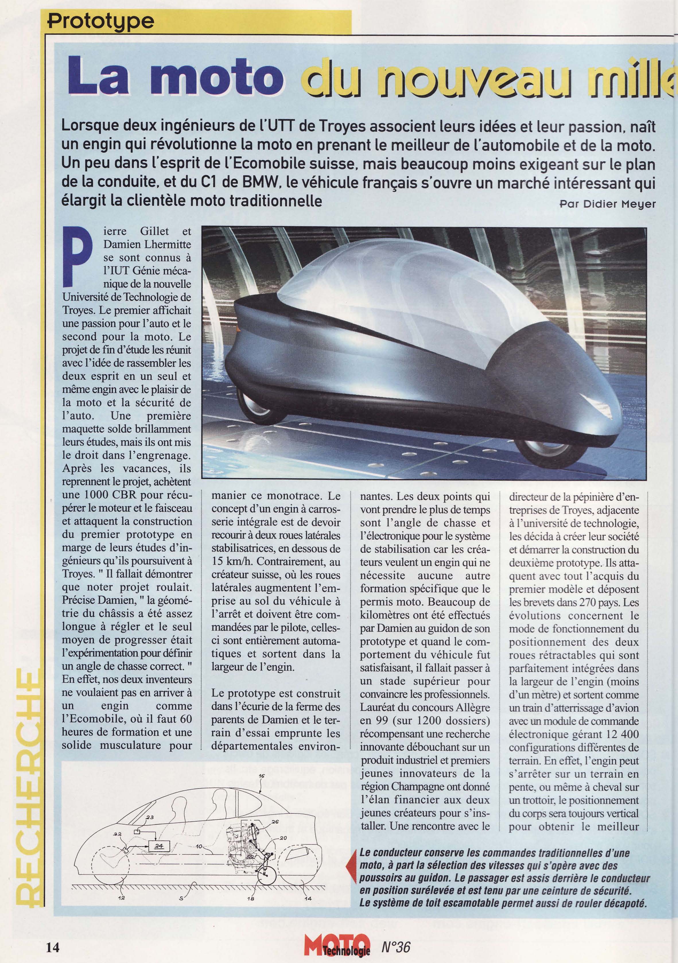 Monotrace Moderne (Projet)