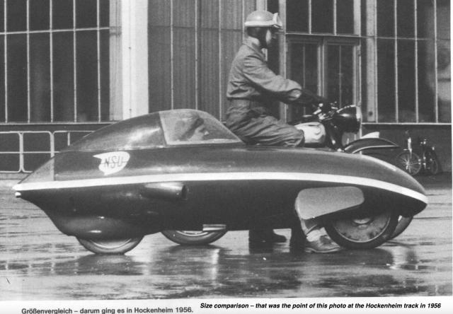 Baumm NSU Economy Run Streamliner 1956