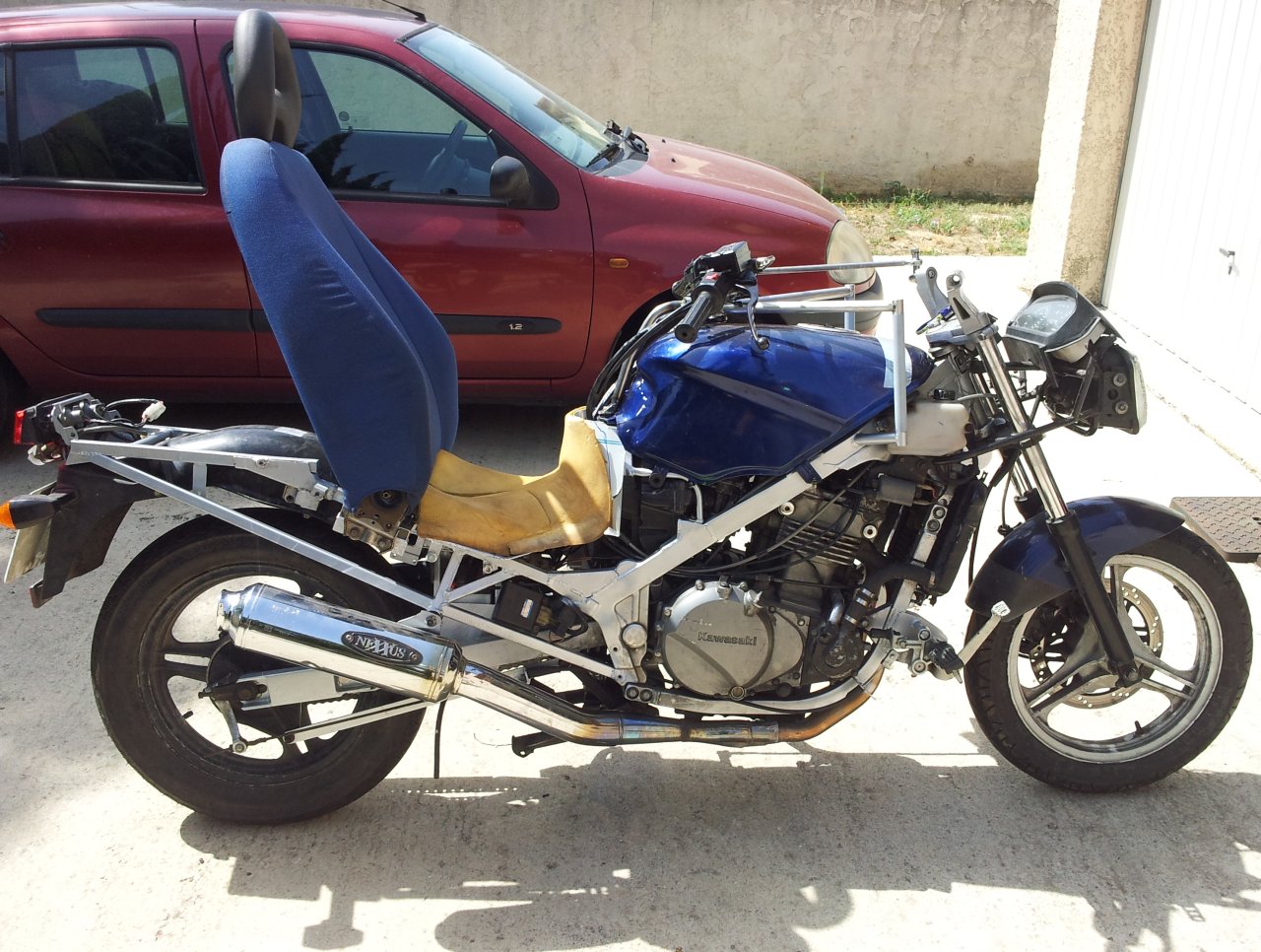 Just before the first test ride