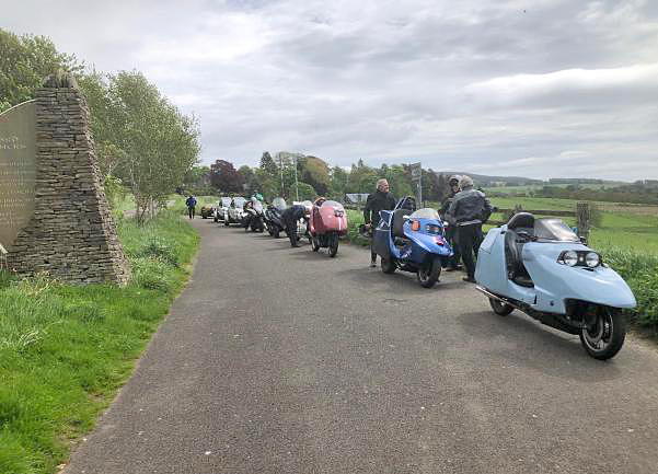 FF Lay-by Line-up at Moulin, near Pitlochry