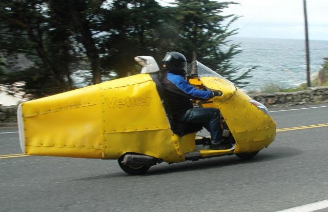 Blez in Vetter Streamliner (High Seat)