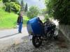 I made that bike and it got me here - Wow!  Peter justifiably proud.