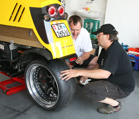 EMT 79 Rear Wheel Close-up