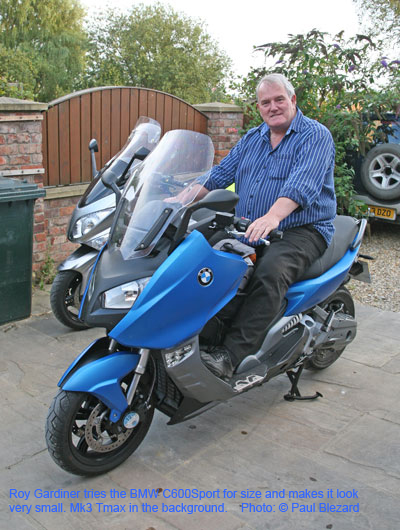 Roy on BMW C600Sport