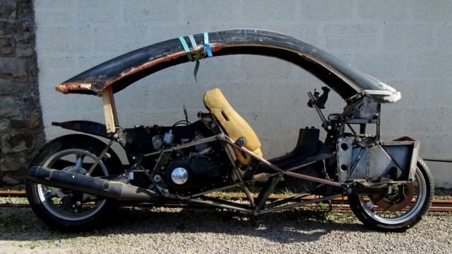 Part-built Norton Rotary FF