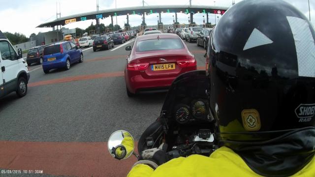 Example photo from bike mounted MOBIUS camera