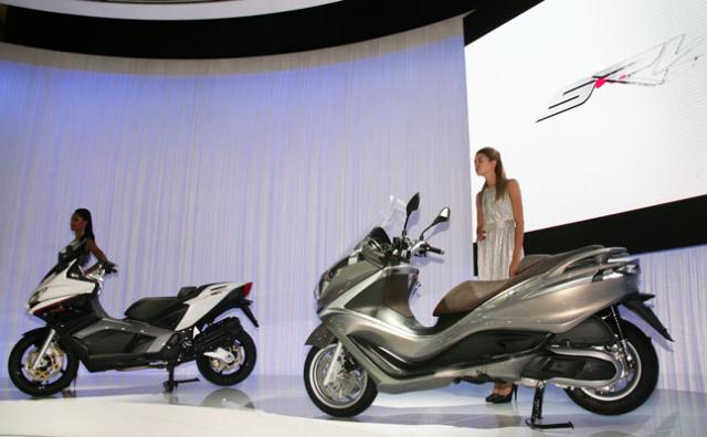 Aprilia SRV 850 and Piaggio X10
