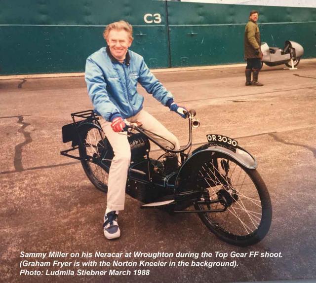 Sammy on the Neracar