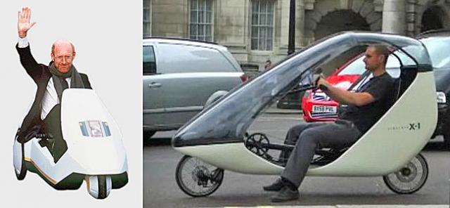 Sinclair C5 vs X-1 juxtaposition