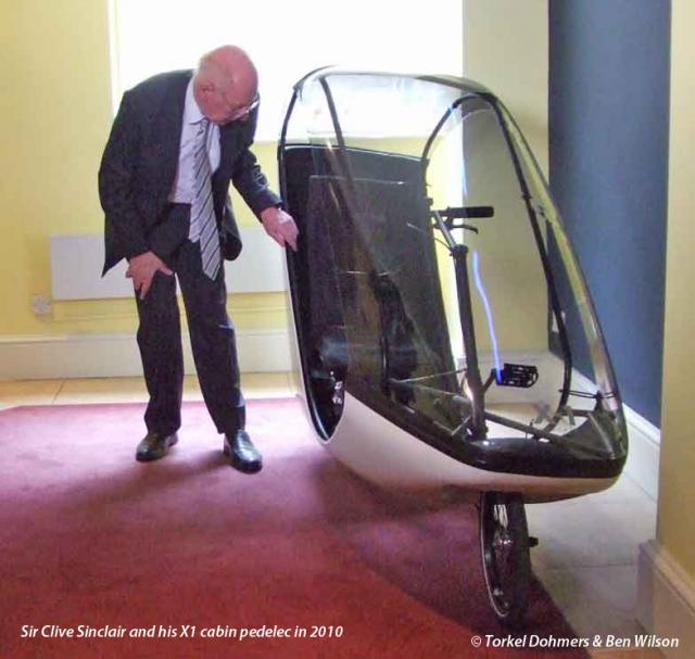 Sir Clive Inspects the Sinclair X-1