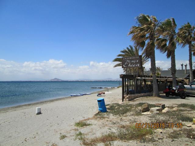 Playa Chica, La Manga, East of Cartagena, SE Spain, 2015