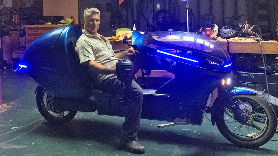 Tig Cross in his Electrom (2020)