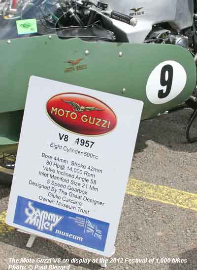 Moto Guzzi V8 information (2012)