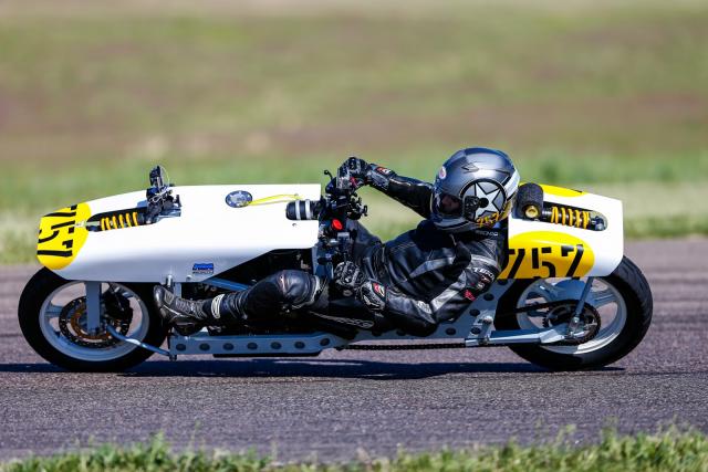 Rob's FF racer, (LHS), second race (2014)