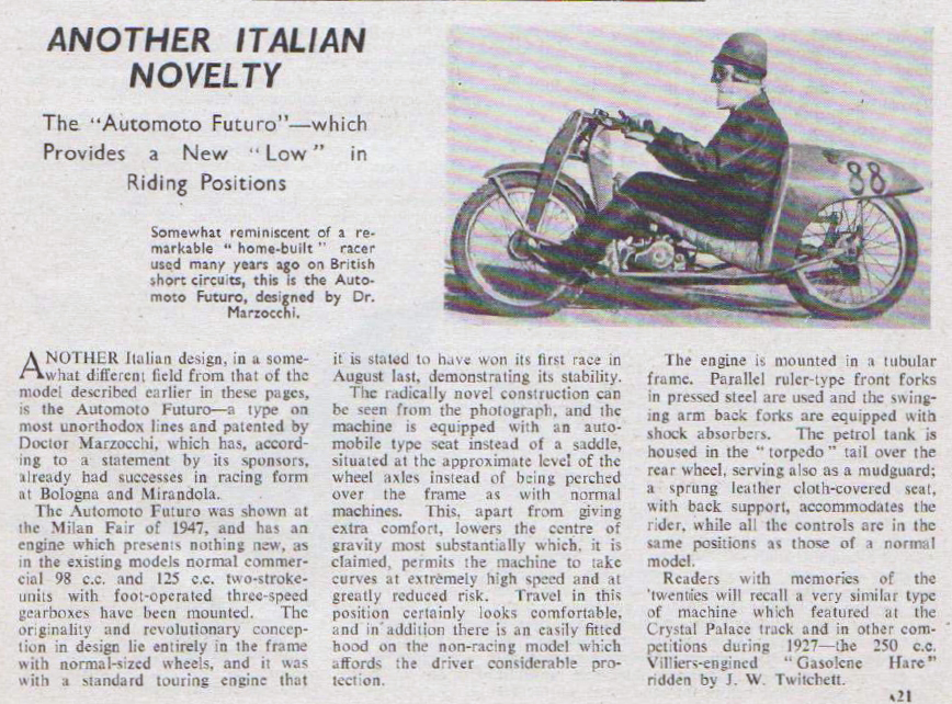 1949 Automoto Futuro