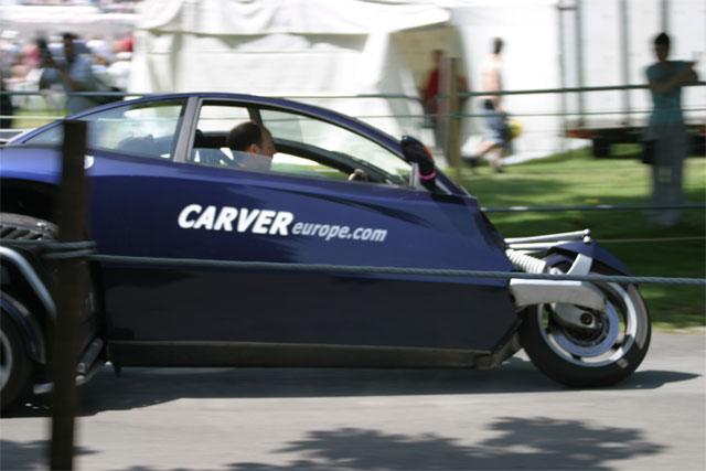 Carver cornering at Beaulieu 2005
